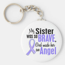 Angel 1 Sister Esophageal Cancer Keychains