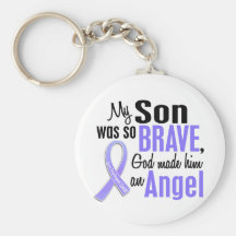 Angel 1 Son Esophageal Cancer Keychains