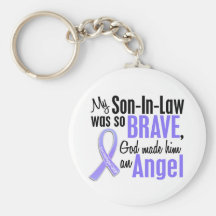 Angel 1 Son-In-Law Esophageal Cancer Key Chain