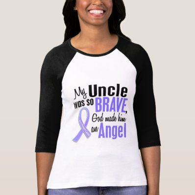 Angel 1 Uncle Stomach Cancer Tee Shirt