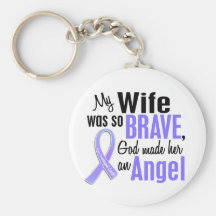 Angel 1 Wife Esophageal Cancer Key Chain
