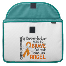 Angel 2 Brother-In-Law Leukemia Sleeves For MacBooks