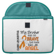 Angel 2 Brother Leukemia Sleeves For MacBooks