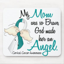 Angel 2 Cervical Cancer Mom Mousepad