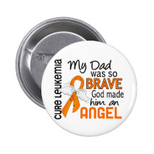 Angel 2 Dad Leukemia Pins