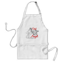 Angel 2 Dad Lung Cancer Apron
