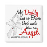 Angel 2 Daddy Lung Cancer Magnets