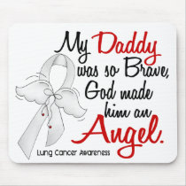 Angel 2 Daddy Lung Cancer Mouse Pads