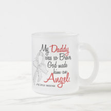 Angel 2 Daddy Lung Cancer Mugs