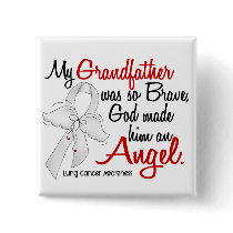 Angel 2 Grandfather Lung Cancer Pins