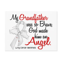 Angel 2 Grandfather Lung Cancer Postcards