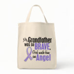 Angel 2 Grandfather Stomach Cancer Canvas Bag