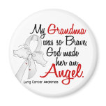Angel 2 Grandma Lung Cancer Magnet
