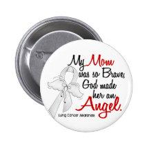 Angel 2 Mom Lung Cancer Pins