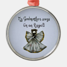 Angel #4 christmas tree ornament