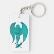 Angel Acrylic Key Chains