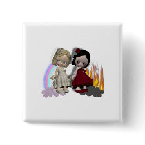 angel and devil cutie girls buttons