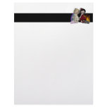 angel and devil cutie girls letterhead design