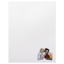 angel and devil cutie girls letterhead by doonidesigns angel and devil cutie girls letterhead