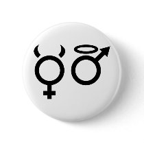 angel and devil icon pins