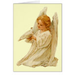 Angel and Dove - Easter Card