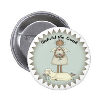 Angel and Lamb buttons
