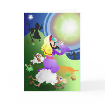 Angel and Shepherds cards by prawny Angel and Shepherds cards