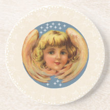 Angel And Stars Coasters