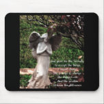 Angel and the Serenity Prayer mousepads