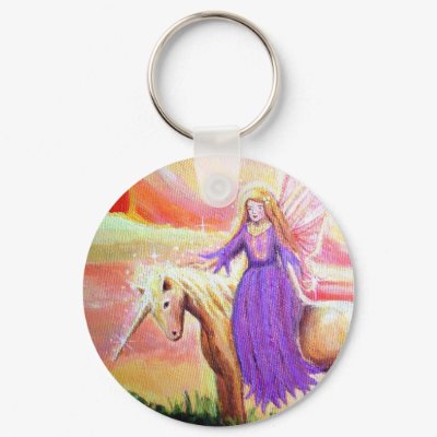Angel and Unicorn Key Chains by SusanRodio
