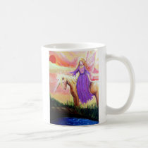 Angel and Unicorn Mug - By Susan Rodio by SusanRodio Angel and Unicorn Mug - By Susan Rodio