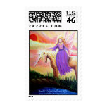 Angel and Unicorn postage