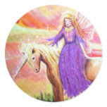 Angel and Unicorn - Sticker