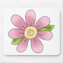 Angel Antics · Flower · Pink mousepads