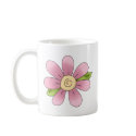 Angel Antics · Flower · Pink mugs