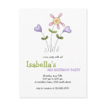 Angel Antics · Flowerhearts Purple Post Card