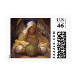 Angel - Art Christmas Stamps - Small Size
