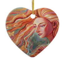 Angel Art Ornament - "Angel's Gift" ornaments