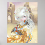 Angel at Glastonbury Abbey ART PRINT avalon