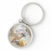 "Angel at Glastonbury Abbey" Keychain