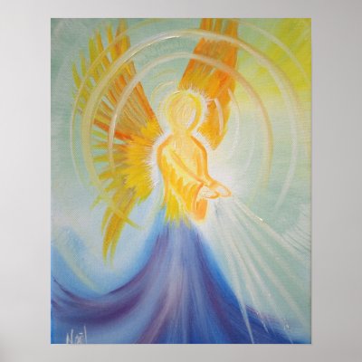 Angel Aura Print by NoelCornelia