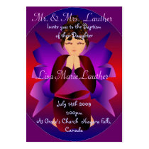 Angel Baby Baptism I Business Cards