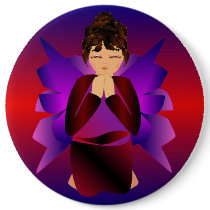 Angel Baby I buttons by Yve_13 Angel Baby I buttons