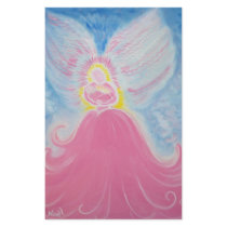 Angel & Baby - Pink stationery by NoelCornelia Angel & Baby - Pink stationery