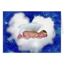 Angel Baby, Sleeping on a Cloud cards by beverlytazangel Angel Baby, Sleeping on a Cloud cards