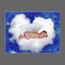 Angel Baby, Sleeping on a Cloud postcards