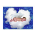 Angel Baby, Sleeping on a Cloud postcards by beverlytazangel Angel Baby, Sleeping on a Cloud postcards