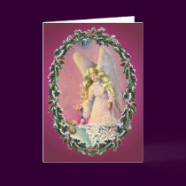ANGEL, BABY & WREATH by SHARON SHARPE cards