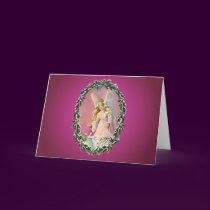 ANGEL, BABY & WREATH by SHARON SHARPE cards