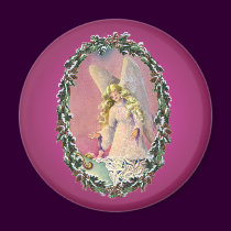 ANGEL, BABY & WREATH by SHARON SHARPE magnets